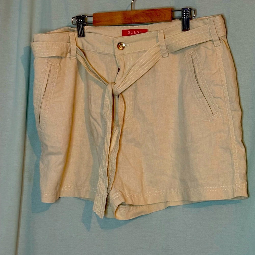 Guess Women's Beige Cargo Shorts